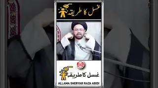 Гусал Ка Тарика | ПОЗНАННАЯ Выступление Алламы Шерьяра Раза Абиди