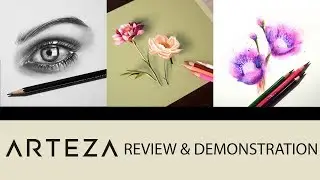 PREMIUM PERFORMANCE AT CHEAP PRICE? Arteza art supplies review and demonstration.
