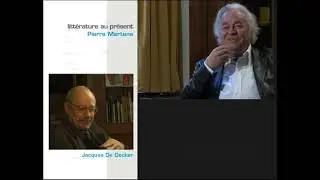 Littérature au présent : Pierre Mertens