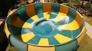 Riding the RipQurl at Splash town