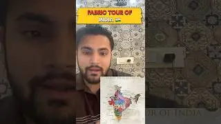 Fabric tour of India #fabric #India #handmade