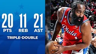James Harden Sets New Career-High 21 AST! First Triple-Double Of The Season | December 23, 2022