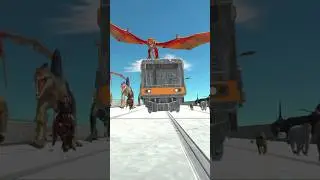 Trains and ARBS! | Animal Revolt Battle Simulator #shorts