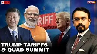 LIVE: PM Modi Hosts Quad Summit While Trump Skips Amid Tariff Controversy | Shruti Dasgupta's Take