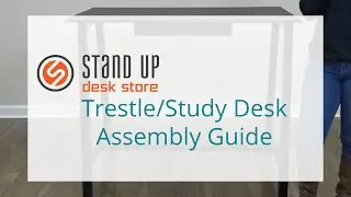 Trestle / Study Desk Assembly Video | Stand Up Desk Store