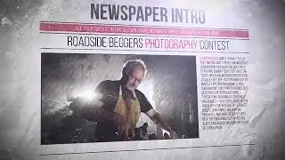 Newspaper Freeze Promo Final Cut Pro Templates