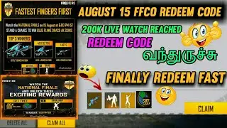 FFCO final redeem code in tamil.