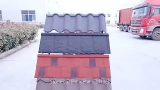 stone coated metal roof tile