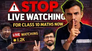 Class 10 Maths live marathon vs self study! shobhit nirwan, PW Live marathon for maths one shot!