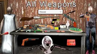 All Weapons On Table in Granny Latest Version 1.9 Update