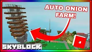 INSANE ROBLOX SKYBLOCK ISLAND SHOWCASE WITH AUTO ONION FARM!  (CRAZY)
