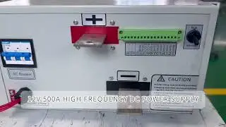 Electroplating Power Supply 12V 500A Adjustable Dc Power Supply With 4~20mA Signal Interface