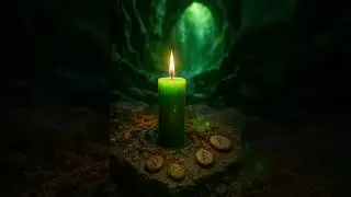 5 Minutes Green Candle Meditation