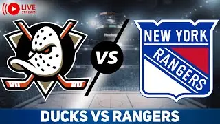 Anaheim Ducks vs New York Rangers LIVE GAME REACTION & PLAY-BY-PLAY