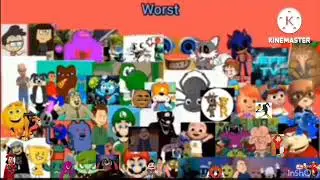 My Best to Worst Characters list (Part 10)