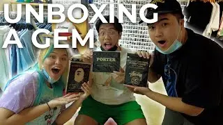 Unboxing a 2014 Bape, Porter, and Stussy gift from Japan.
