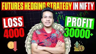 How to Hedge Nifty Futures with Options | Futures hedging Trading strategy + Adjustments 🔥