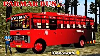 New Parmar Bus Mod For Bussid  Download Skin Tata BS4 Bus Mod New Parmar Bus Parmar Private Bus Mod