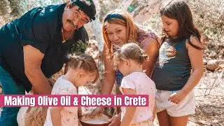 We Make Traditional Cretan Olive Oil & Cheese in Agios Nikolaos Crete | Greek Food