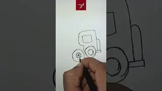 Easy simple Bulldozer Drawing #art #short #trending