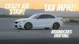 M235i goes to abandoned Air Strip! Insane drifting w @Ariandcars (Top Speed, and Launch Control.