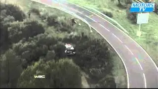 Ostberg crasches twice in SS8 - Rally de Espa&ntilde;a WRC 2012