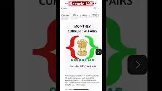 August 2025 Current Affairs | Security and Defence Summary | Decode IAS #shorts #upsc #ias #ips