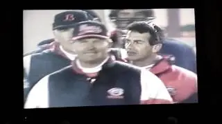 Jack Del Rio picks off Jim Harbaugh 1992 Bears Vikings