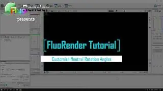 FluoRender Tutorial Customize Neutral Rotation Angles