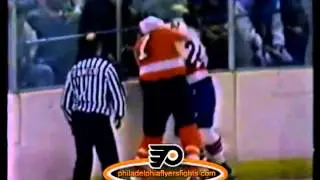 Dec 20, 1980 Paul Holmgren vs Bob Hound Kelly Philadelphia Flyers vs Washington Capitals