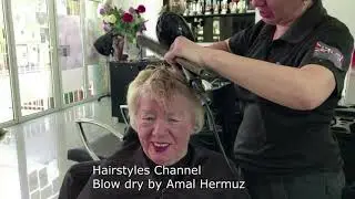 How to blow dry hair step by step Tips by Amal Hermuz