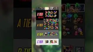 ✅ TIERLIST TOP Parche 3.1 Lol Wild Rift #Shorts