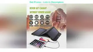 ALLPOWERS solar charger 5V 21W built-in 10000mAh battery portable solar battery charger for mobile