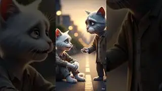 white rich cat true story😿🐾 | white cat | #shorts #explore #trending #viral #cat #ytshorts