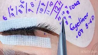 Efecto Eyeliner con Extensiones de Pestañas C y M (tutorial práctico)