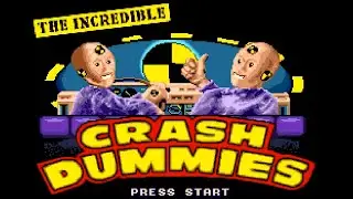 [Eng] The Incredible Crash Dummies Walkthrough (Sega Genesis)