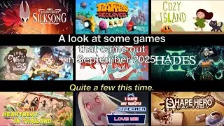 A look at some new games in September 2025
