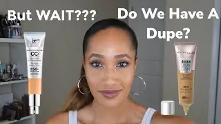 Do We Have a Dupe??? | Maybelline Dream Urban Cover SPF 50 vs It Cosmetics CC Cream