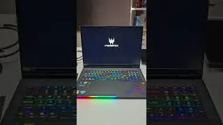 First boot Acer Predator Helios 18 #laptop #laptopgaming #acer #acerpredator #gaminglaptop
