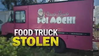&lsquo;Shame on you&rsquo;: Bright pink food truck among items stolen by armed thieves