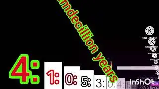 Credits to @Rando_numbers seconds to 1Uvgt years bounus part rare part my 7th birthday