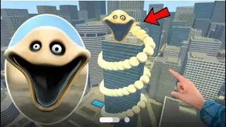 Playing game😱called Scary Worm 🐛 Tower Go Up!&hearts;️