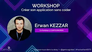 Workshop Cr&eacute;er son application & site web sans coder - Contournement 😎