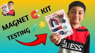 Amezing Magnet Kit Experiment 😳 | Vlog No11 | @YugKumbharVlogs