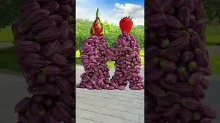 Создавайте персонажей из овощей и фруктов, которые могут ходить по неровностям и падать...