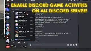 HOW TO ENABLE DISCORD GAME ACTIVITY ON ALL SERVER