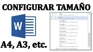 Cómo configurar el tamaño de hoja A4, A5, A3, Carta y el tamaño Sobre para un documento en Word?