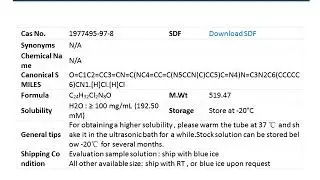 GC34087 Trilaciclib hydrochloride(G1T28 hydrochloride) 1977495-97-8