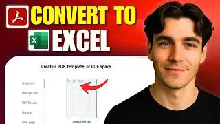 How to Convert an Excel File to PDF Using Adobe Acrobat Pro DC (Tutorial 2026)