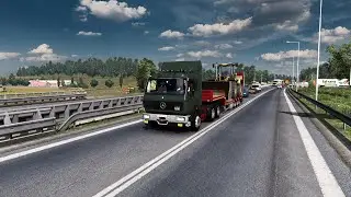 ETS2 1.39 Promods 2.51 Mercedes NG80  from Copenhagen To Szczecin+JBX Graphics 2